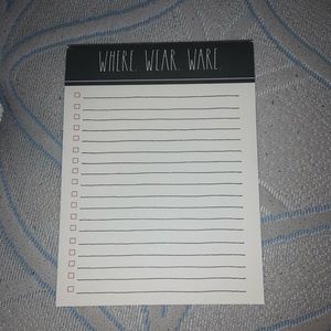 checklist notepad